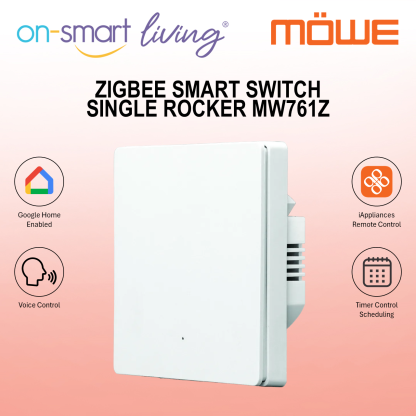 MOWE Zigbee Smart Switch MW761Z - Single Rocker