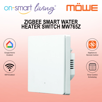 MOWE Zigbee Smart Water Heater Switch - Rocker MW765Z