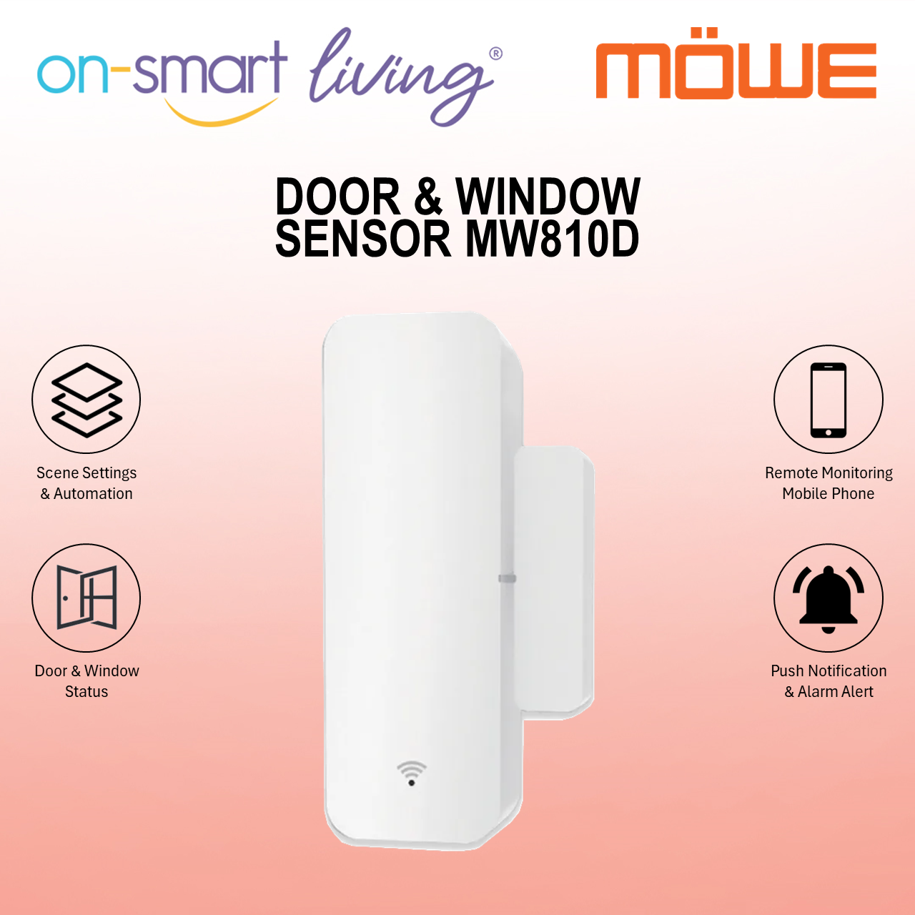 MOWE Smart Door and Window Sensor MW810D