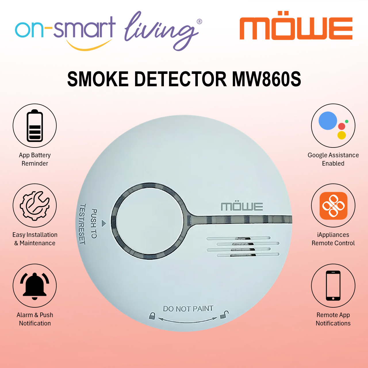 MOWE Smoke Detector MW860S