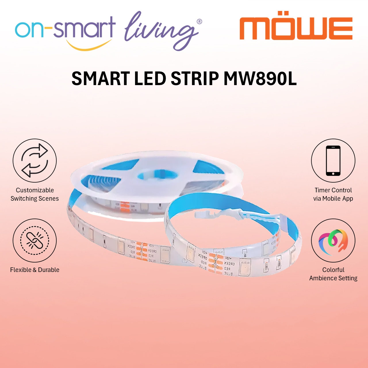 MOWE Smart LED Light Strip MW890L