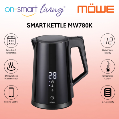 MOWE Smart Kettle MW780K - Black, White