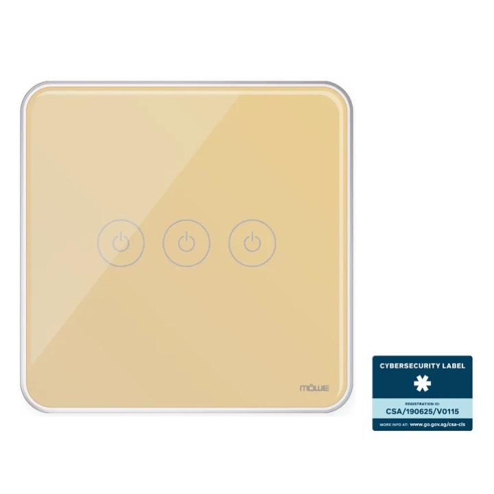 MOWE Zigbee Smart Switch - Triple Touch MW733Z