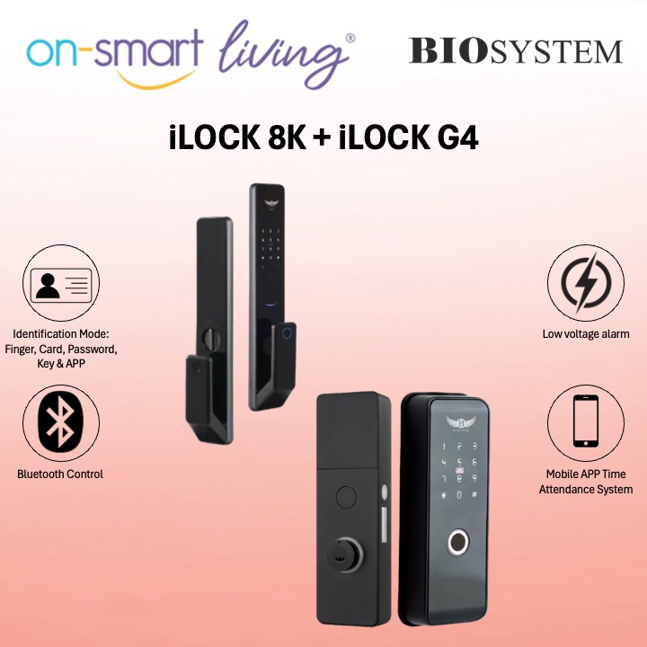 BIOSYSTEM iLock 8K + G4 Smart Door Lock