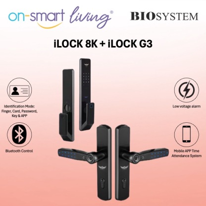 BIOSYSTEM iLock 8K + G3 Smart Door Lock