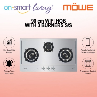 MOWE Wifi Hob with 3 Burners