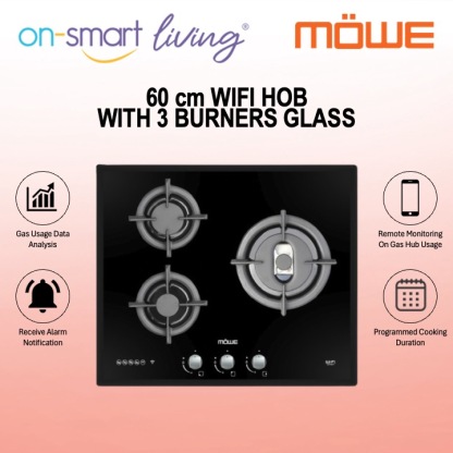 MOWE Wifi Hob with 3 Burners