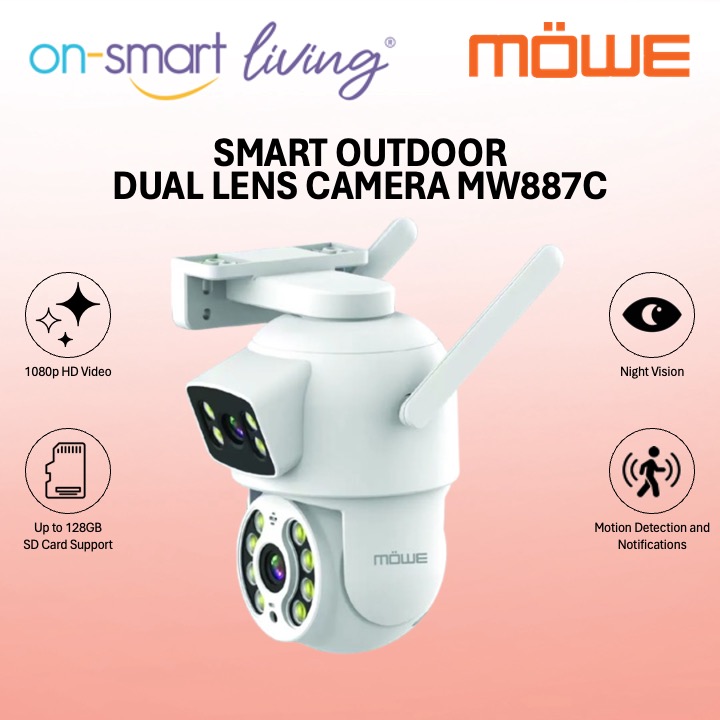 MOWE Smart Outdoor Dual Lens Camera MW887C