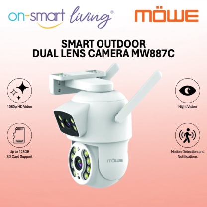 MOWE Smart Outdoor Dual Lens Camera MW887C