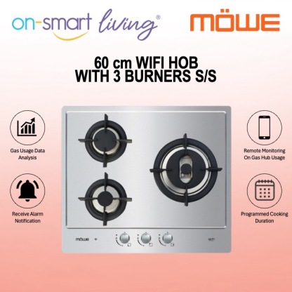 MOWE Wifi Hob with 3 Burners