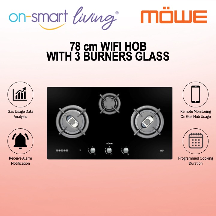 MOWE Wifi Hob with 3 Burners