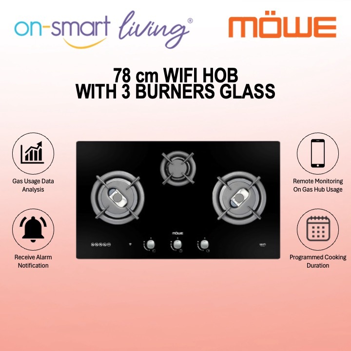 MOWE Wifi Hob with 3 Burners