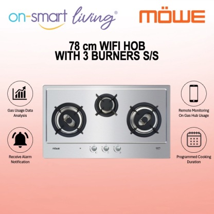 MOWE Wifi Hob with 3 Burners