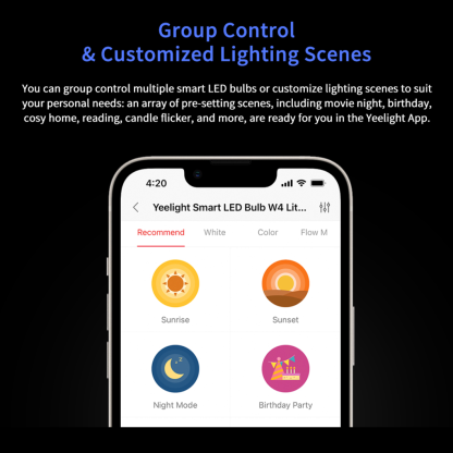 Yeelight LED Smart Bulb W4 Multicolor