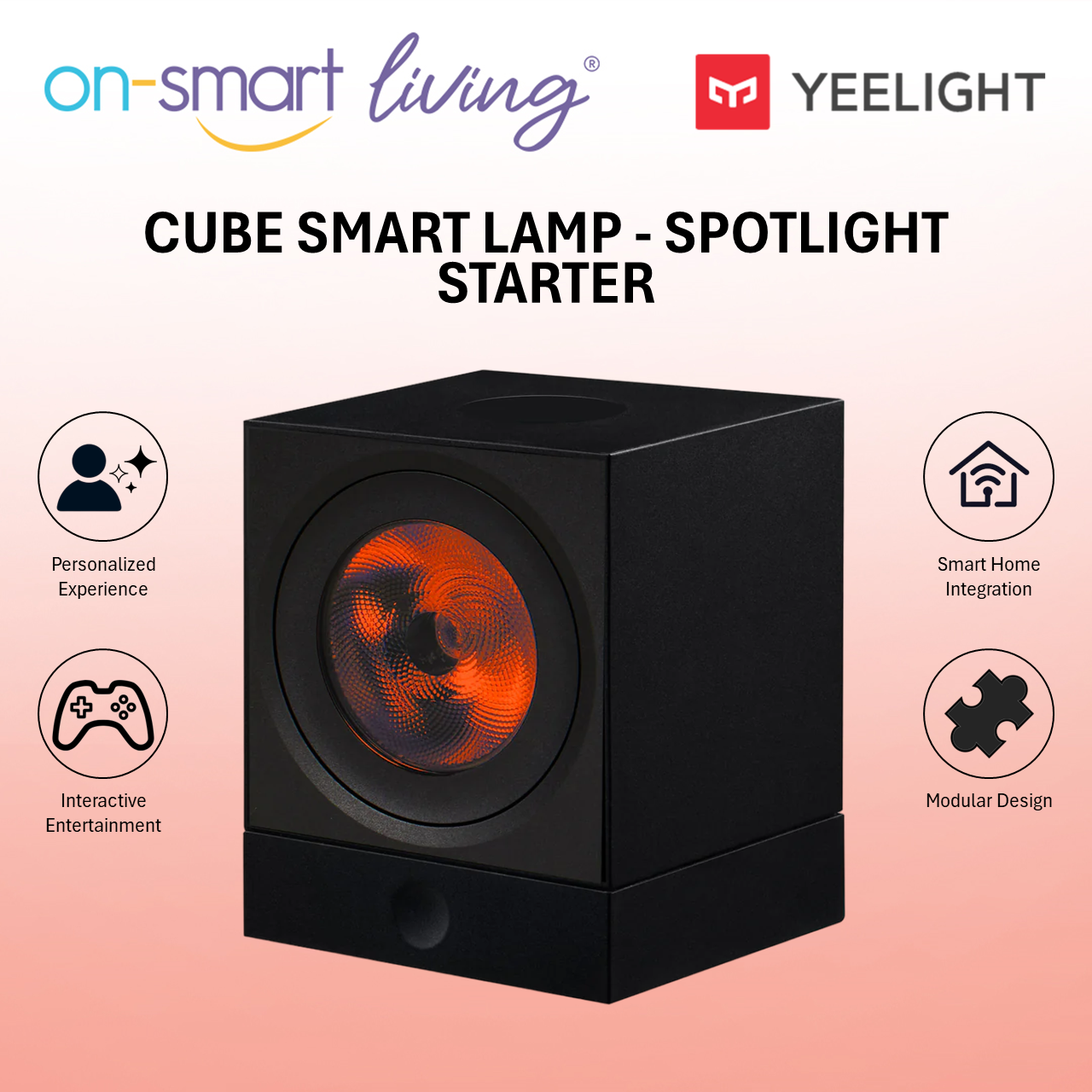 Yeelight Cube Smart Lamp Spotlight (Starter & Extension)