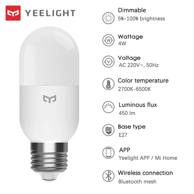 Yeelight M2 LED Smart Bulb - E14/E27
