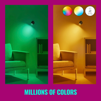 WiZ Smart Wi-Fi RGB GU10 Glass Bulb