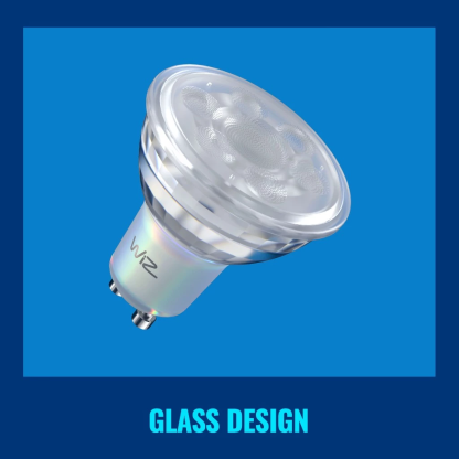 WiZ Smart Wi-Fi RGB GU10 Glass Bulb