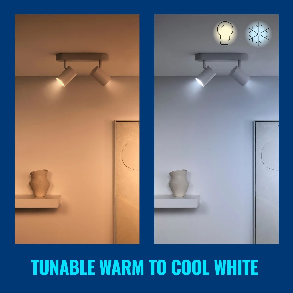 WiZ Smart Wi-Fi RGB GU10 Glass Bulb