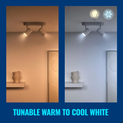 WiZ Smart Wi-Fi RGB GU10 Glass Bulb