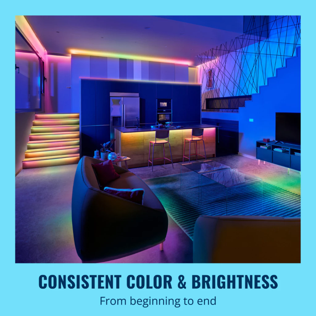 WiZ Smart Wifi Neon RGBIC LED Lightstrip 5M