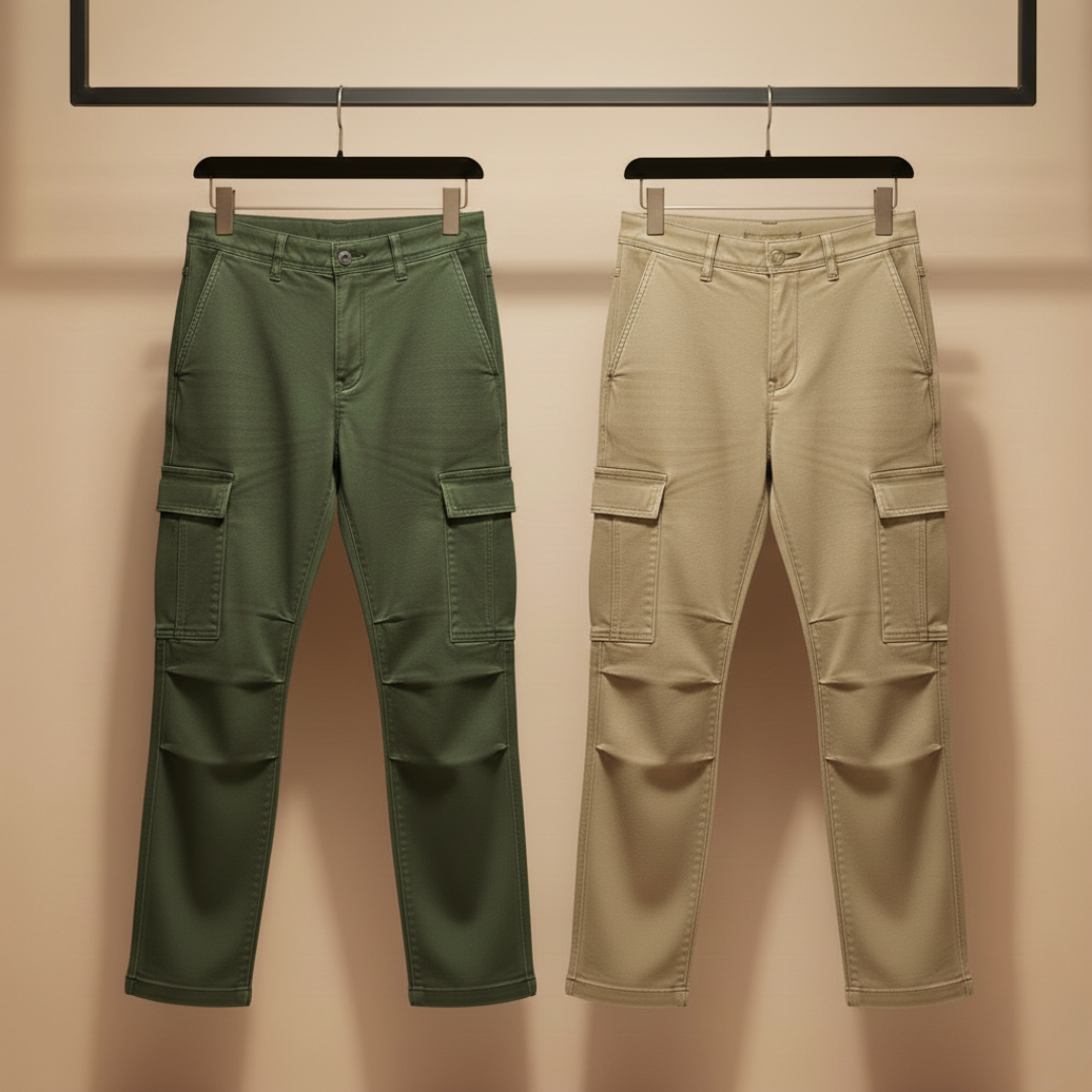 Desert Storm Tactical Cargo Pants – Pack of 2