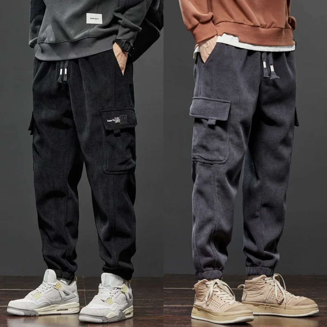 UrbanFlex Heavyweight Fleece Cargo Joggers – Street Fit Edition