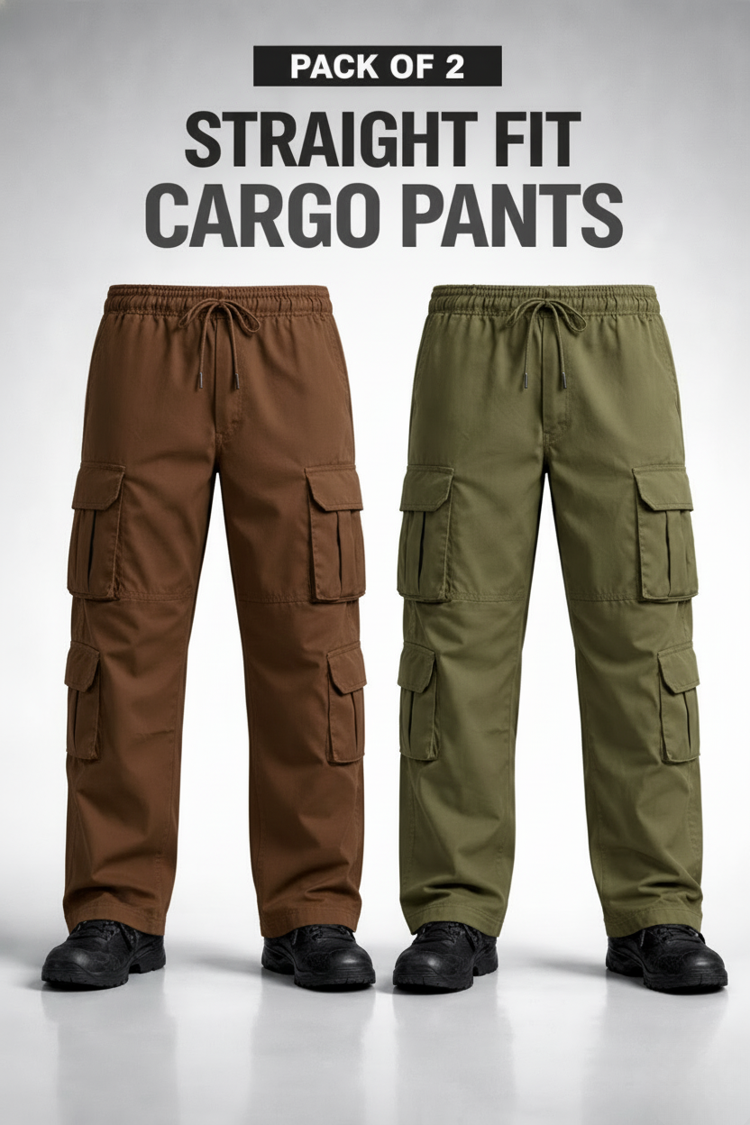 StreetCore Straight Cargo Duo – Pack of 2