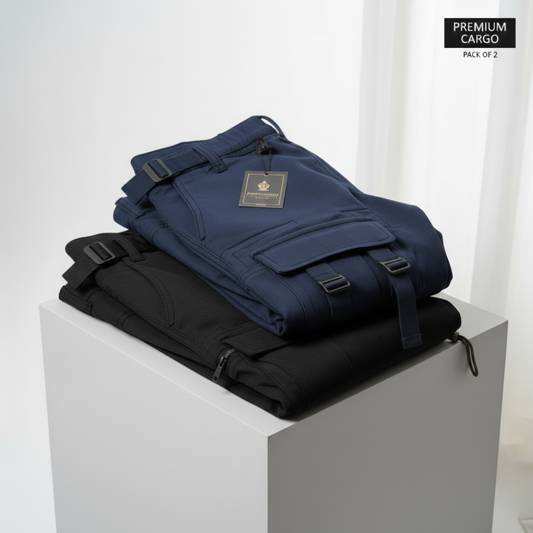 Navy Strike Premium Cargo Pants Pack of 2