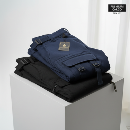 Navy Strike Premium Cargo Pants Pack of 2