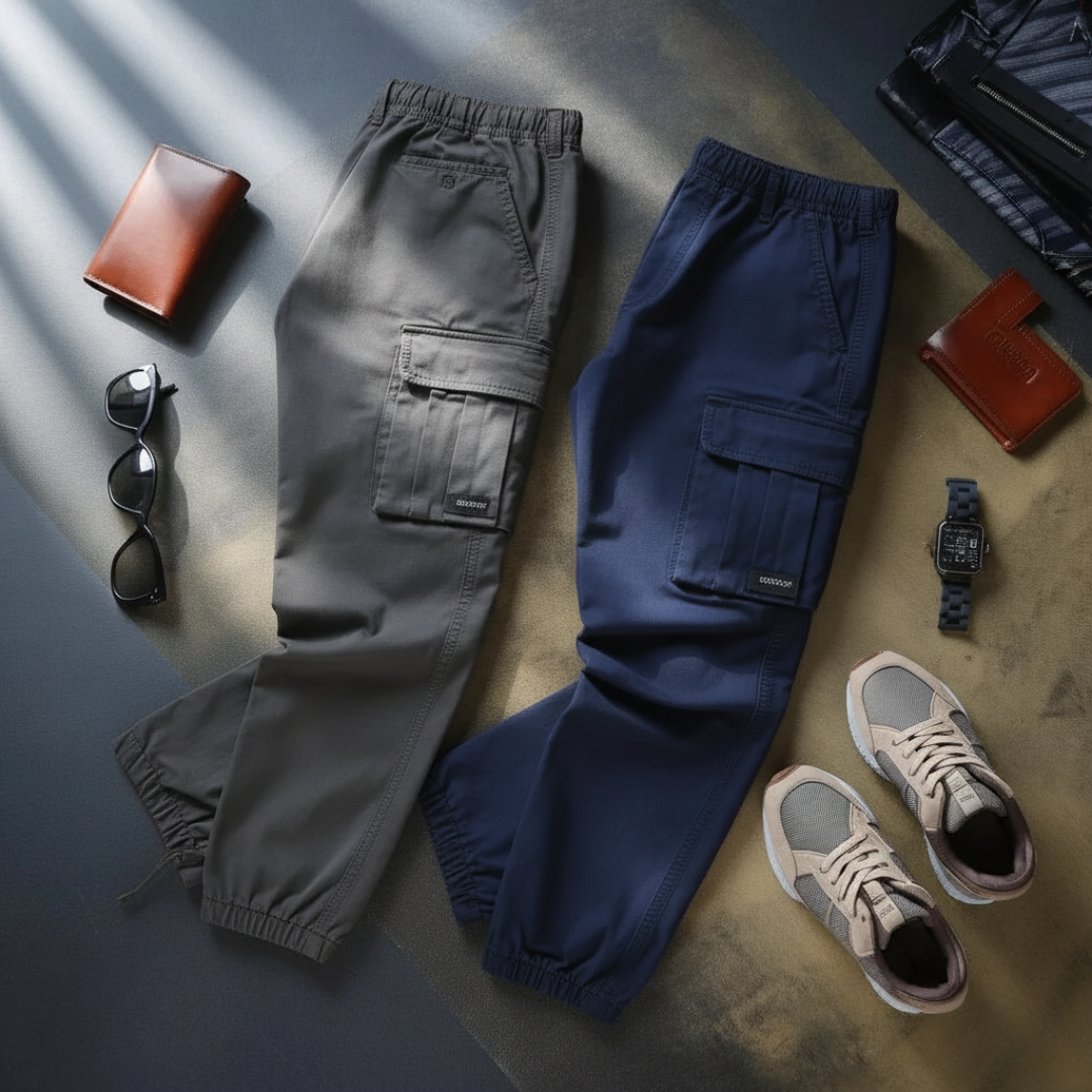 StreetCore Jogger Cargo Pants Pack of 2