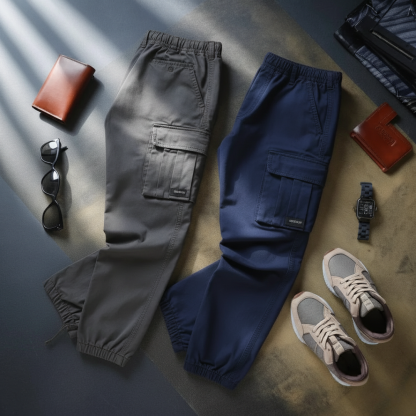 StreetCore Jogger Cargo Pants Pack of 2