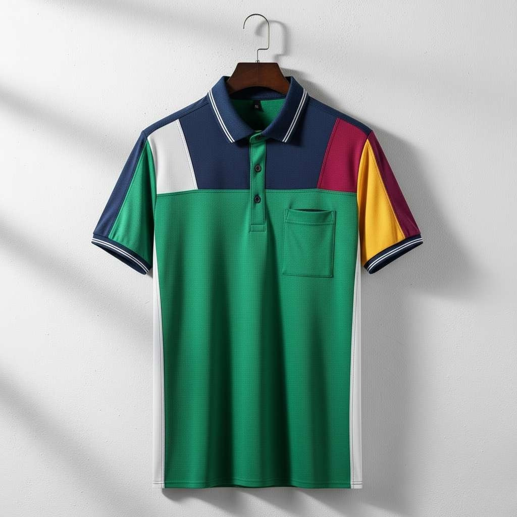 ColorBlock Pocket Polo – Pack of 4