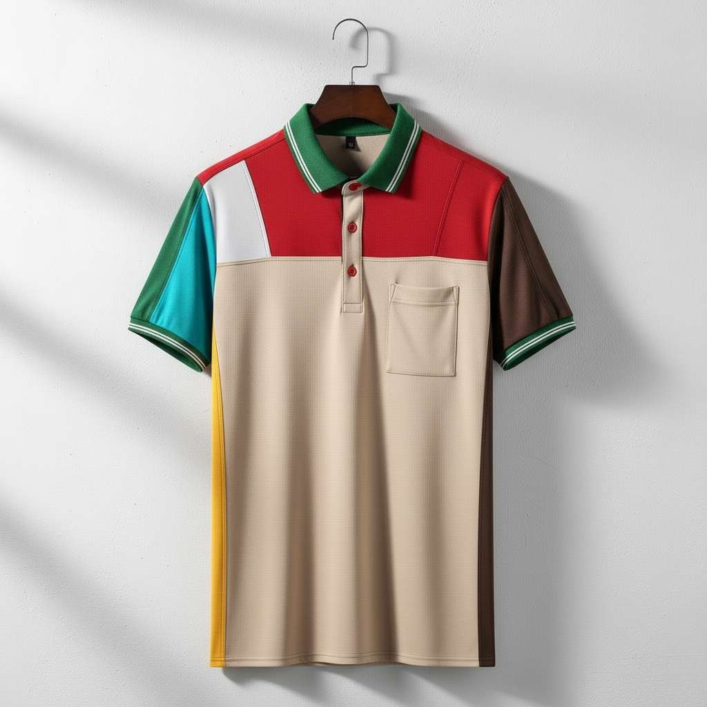 ColorBlock Pocket Polo – Pack of 4