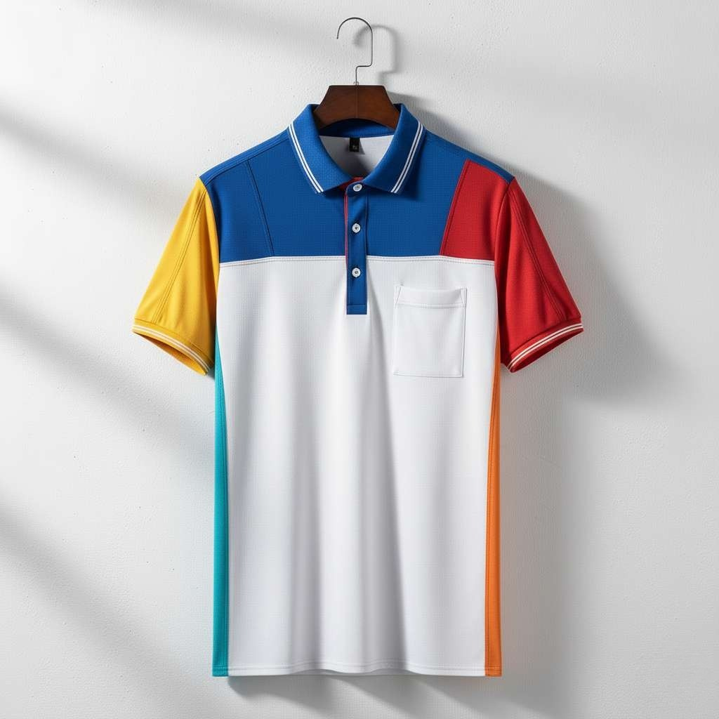 ColorBlock Pocket Polo – Pack of 4