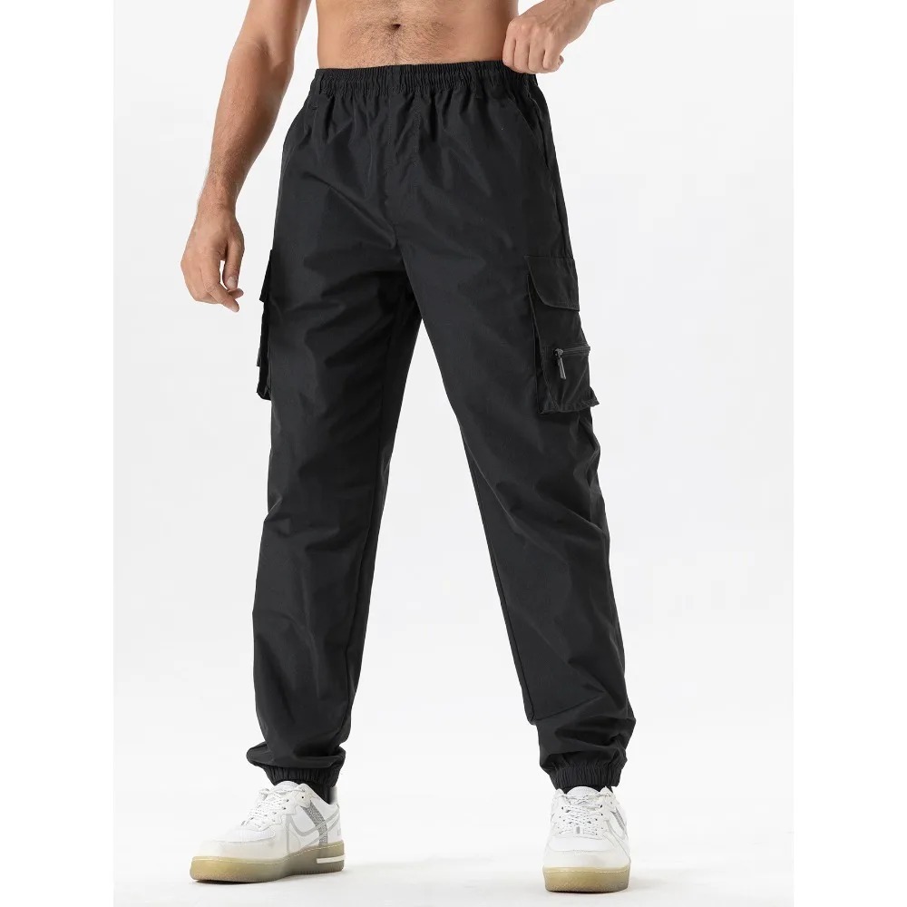 TacticalEase Elastic Fit Cargo Joggers Pack of 2