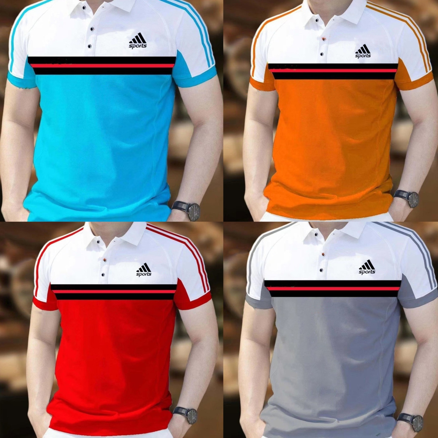 Sport Performance Stripe Quad