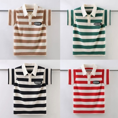 Bold Retro Striped Quad