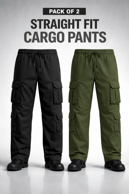 PrimeFit Straight Cargo – Pack of 2