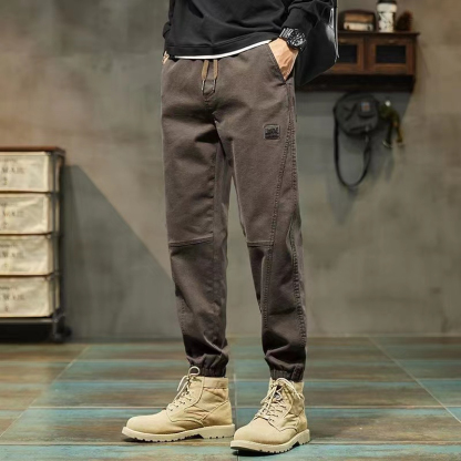 Men’s Relaxed Casual Cargo Trousers – Pack of 2