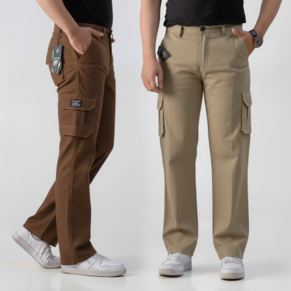 Classic Terrain Straight Fit Cargo Pants Pack of 2