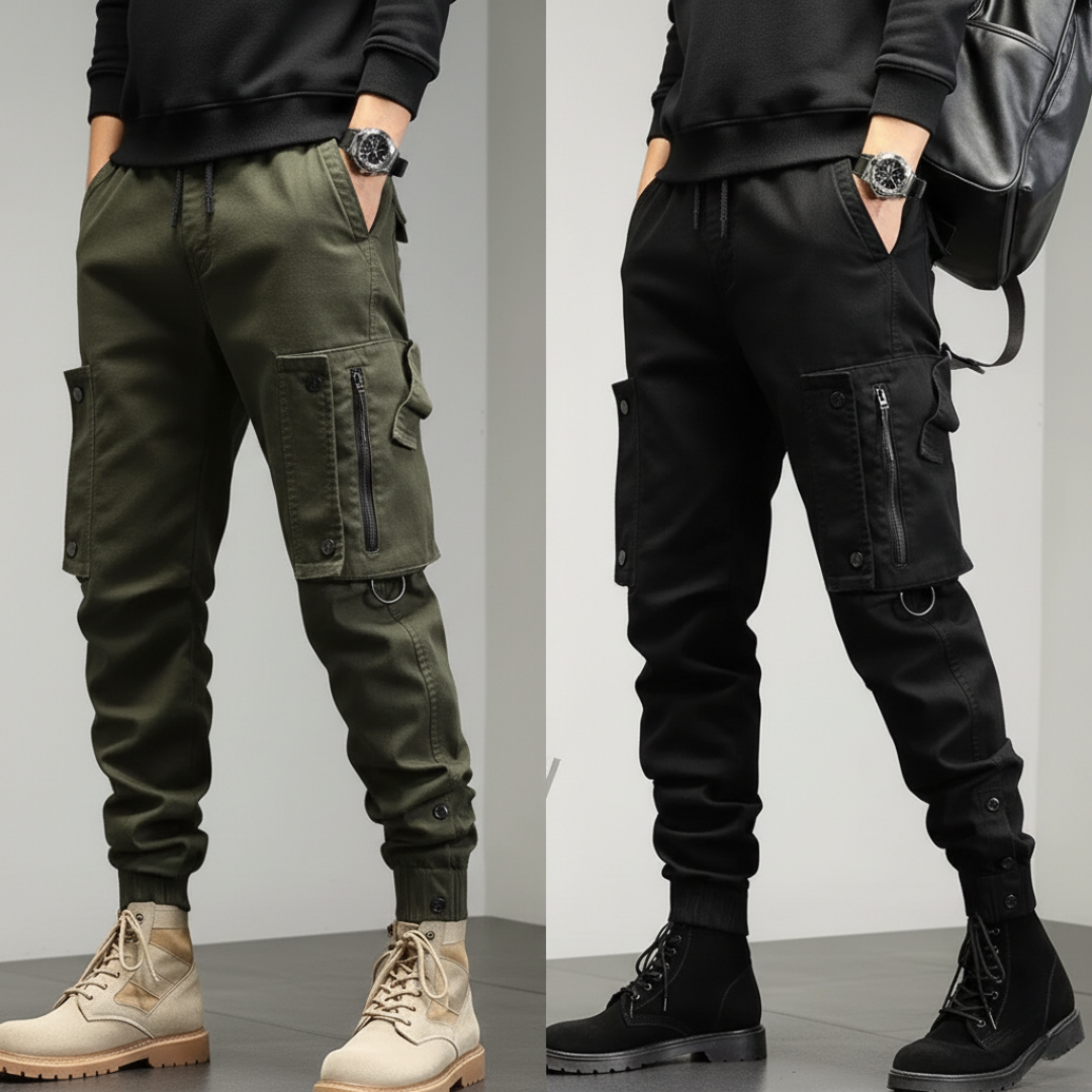 StreetFlex Premium Cargo Joggers 