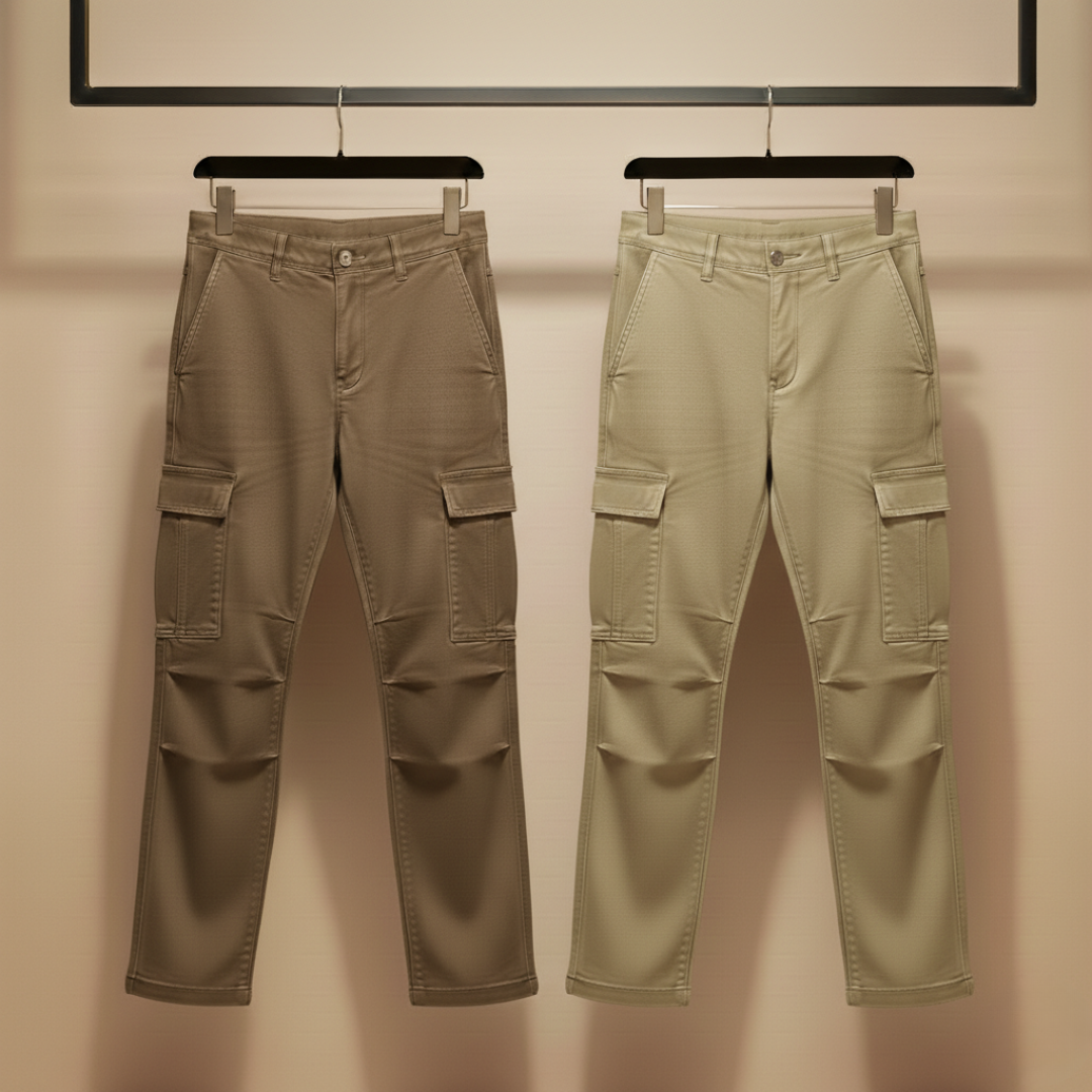 TrailMaster EarthTone Cargo Pants – Pack of 2