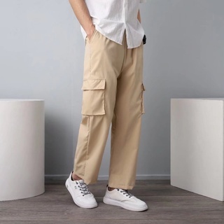 Men’s Wide-Fit Cargo Pants – Pack of 2