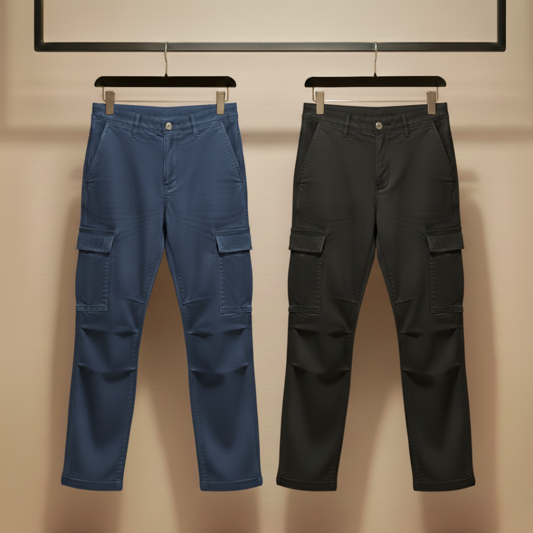 Urban Navy Elite Cargo Pants – Pack of 2