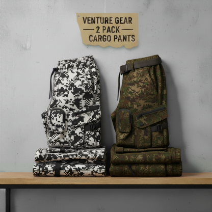 Snowstorm Pixel Combat Cargo Pants Pack of 2