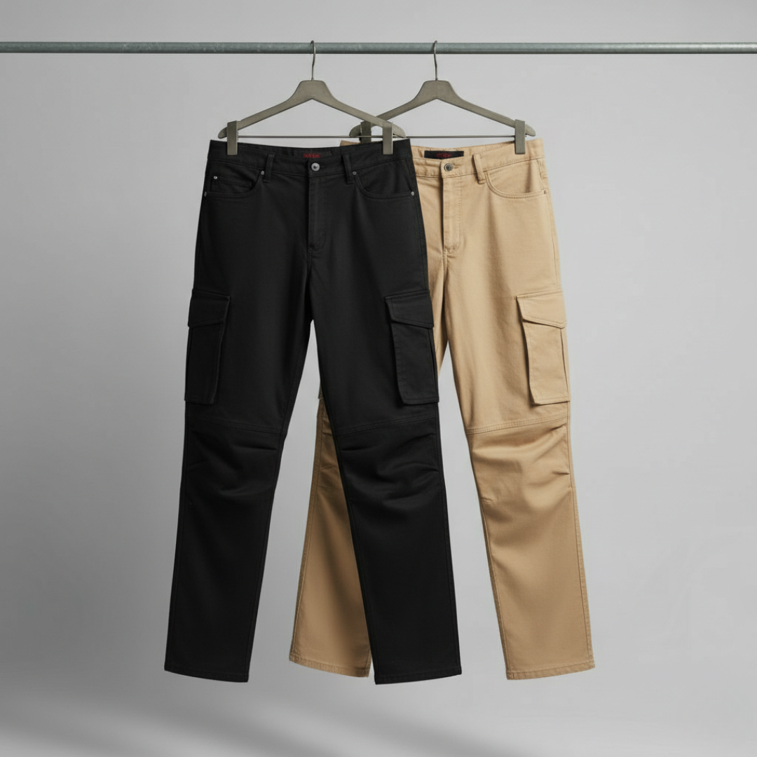 Stealth Desert Straight-Fit Cargo Pants Pack of 2