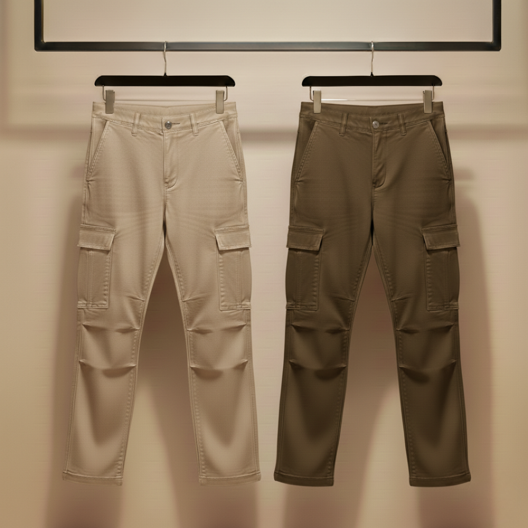 Desert Dune Classic Cargo Pants – Pack of 2