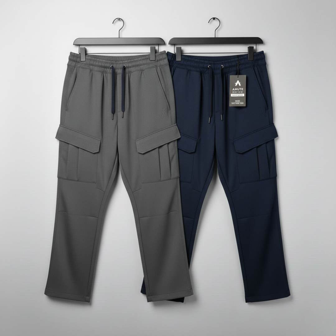 Urban Edge Performance Cargo Pants Pack of 2