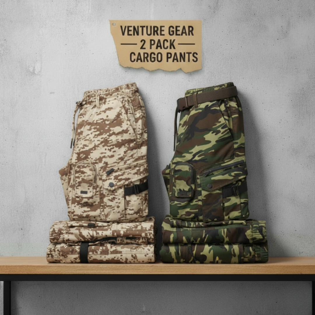 Urban Camo Tactical Cargo Pants Pack of 2